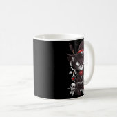 Gruseliger Halloween-Schwarzer-Katze-Salem-Apothek Kaffeetasse (VorderseiteRechts)