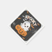 Gruseliger Halloween Serviette (Ecke)
