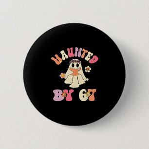 Gruseliger Halloween-Skelett Gruselige Sechs Siebe Button