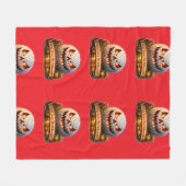 Gruseliger Halloween-Spaß Grafik personalisierter Fleecedecke (Vorderseite (Horizontal))