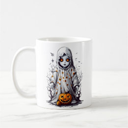 Gruseliger Halloween-Spuk-Albtraum-Puppe Kaffeetasse