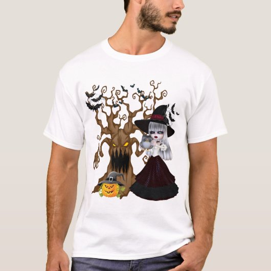 Gruseliger Halloween T-Shirt (Vorderseite)