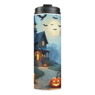 Gruseliger Halloween-Wärmebecher Thermosbecher