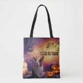 Gruseliger Hase Tasche (Vorderseite)