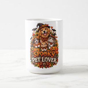 Gruseliger Haustierliebhaber Süßer Halloween-Hund Kaffeetasse