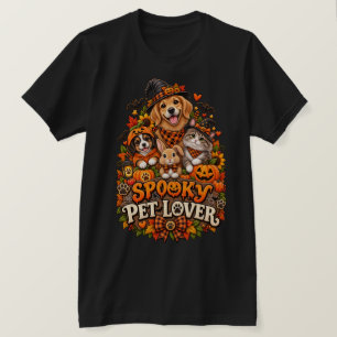 Gruseliger Haustierliebhaber Süßer Halloween-Hund T-Shirt