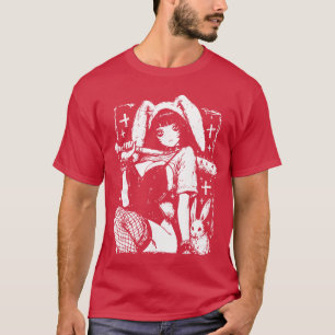 Gruseliger Horror-Hasen-Mädchen-Anime-Manga-Alt-Ka T-Shirt
