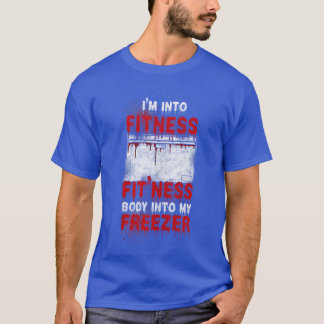 Gruseliger Horrorfilm-Gefrierschrank Ich bin in Fo T-Shirt