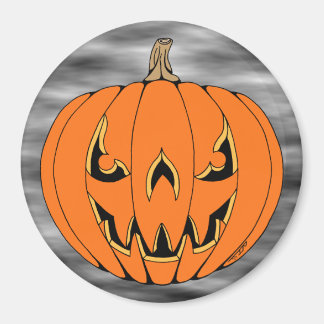 Gruseliger Jack-o'-Lantern Halloween-Entwurf Magnet