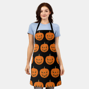 Gruseliger Jack-o'-Lantern Halloween-Entwurf Schürze