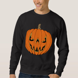 Gruseliger Jack-o'-Lantern Halloween-Entwurf Sweatshirt