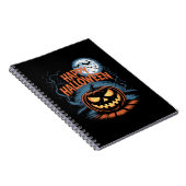 Gruseliger Jack O� Lantern Halloween Notizblock (Rechte Seite)