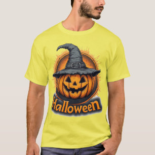 Gruseliger Jack-O'-Lantern-Kürbis T-Shirt