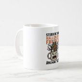 Gruseliger Kaffee Halloween Verfluchter Becher Gra Kaffeetasse (Vorderseite Links)