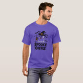 Gruseliger Kaffee Retro T-Shirt (Vorne ganz)
