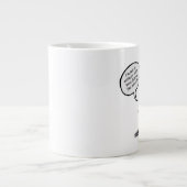 Gruseliger Kaffeebohne Jumbo-Tasse (Vorderseite)