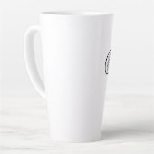 Gruseliger Kaffeebohne Milchtasse (Linke Ecke)