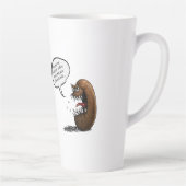 Gruseliger Kaffeebohne Milchtasse (Rechts)