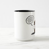 Gruseliger Kaffeebohne Tasse (Zentrum)