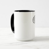 Gruseliger Kaffeebohne Tasse (Vorderseite Links)