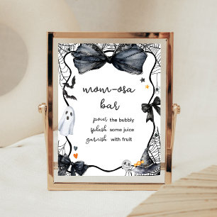Gruseliger Kleiner Boo Baby Shower Mom Osa Bar Sch Poster