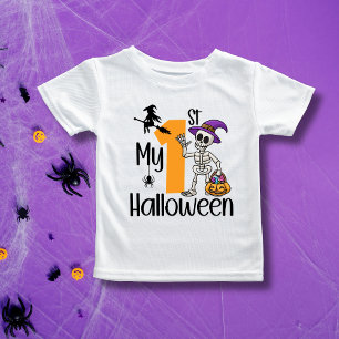 Gruseliger Kostüm-Geschenk Süße Kleidung Mein 1. H Baby T-shirt