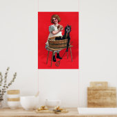 Gruseliger Krampus Poster (Küche)