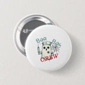 Gruseliger Krankenhausschwester-Geist Verfluchtes  Button (Vorne & Hinten)