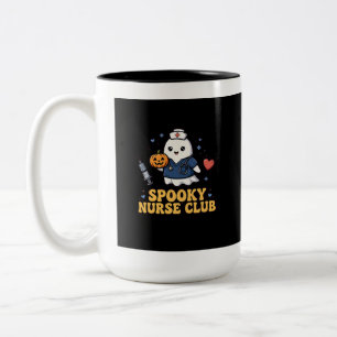Gruseliger Krankenpfleger Club Becher - Süßer Geis Zweifarbige Tasse