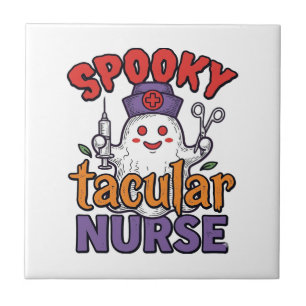 Gruseliger Krankenpfleger Halloween-Geist-Shirt-De Fliese