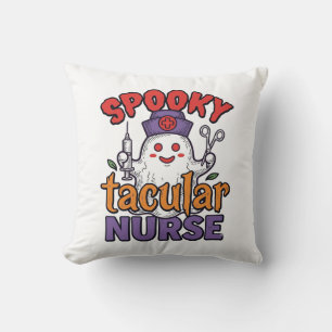 Gruseliger Krankenpfleger Halloween-Geist Shirt De Kissen