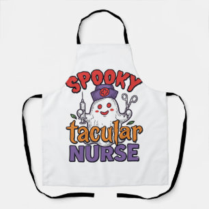 Gruseliger Krankenpfleger Halloween-Geist Shirt De Schürze