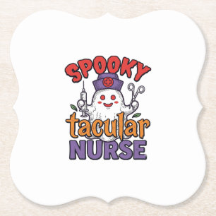 Gruseliger Krankenpfleger Halloween-Geist Shirt De Untersetzer