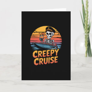 Gruseliger Kreuzfahrt Retro Stingray Halloween Url Karte