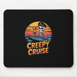 Gruseliger Kreuzfahrt Retro Stingray Halloween Url Mousepad