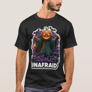 Gruseliger Kürbis-Charakter für Halloween T-Shirt