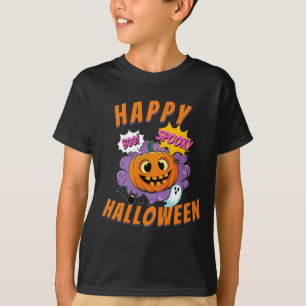 Gruseliger Kürbis - Frohes Halloween T-Shirt