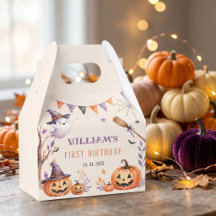 Gruseliger Kürbis Halloween Geburtstag Geschenkbox