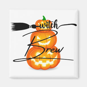 Gruseliger Kürbis Halloween-Kunst Gruseliges Ver Magnet