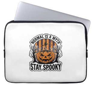 Gruseliger Kürbis Hexe Vintage Gravur Halloween S Laptopschutzhülle