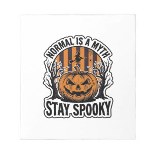 Gruseliger Kürbis Hexe Vintage Gravur Halloween S Notizblock