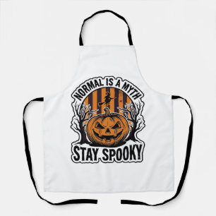 Gruseliger Kürbis Hexe Vintage Gravur Halloween S Schürze