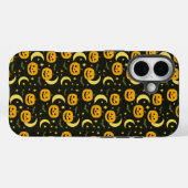 Gruseliger Kürbis-Jack-O'-Lantern Case-Mate iPhone Hülle (Rückseite (Horizontal))
