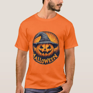 Gruseliger Kürbis-Jack-O'-Lantern T-Shirt