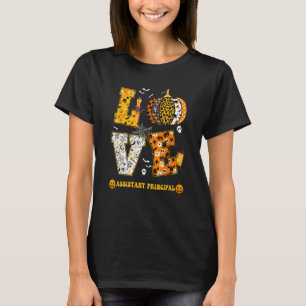 Gruseliger Kürbis Liebe Halloween stellvertretende T-Shirt