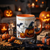 Gruseliger Kürbis-Magie-Mug Tasse