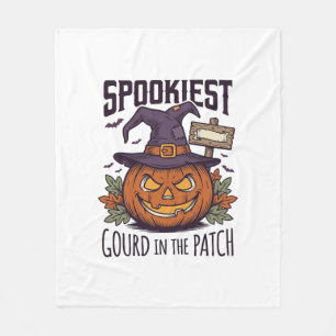 Gruseliger Kürbis-Shirt Vintage-Gravur Halloween-T Fleecedecke