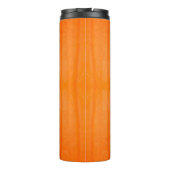 Gruseliger Kürbiskopf Thermosbecher (Rückseite)
