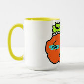 Gruseliger Kürbislöffel Tasse (Links)