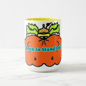 Gruseliger Kürbislöffel Tasse (Zentrum)